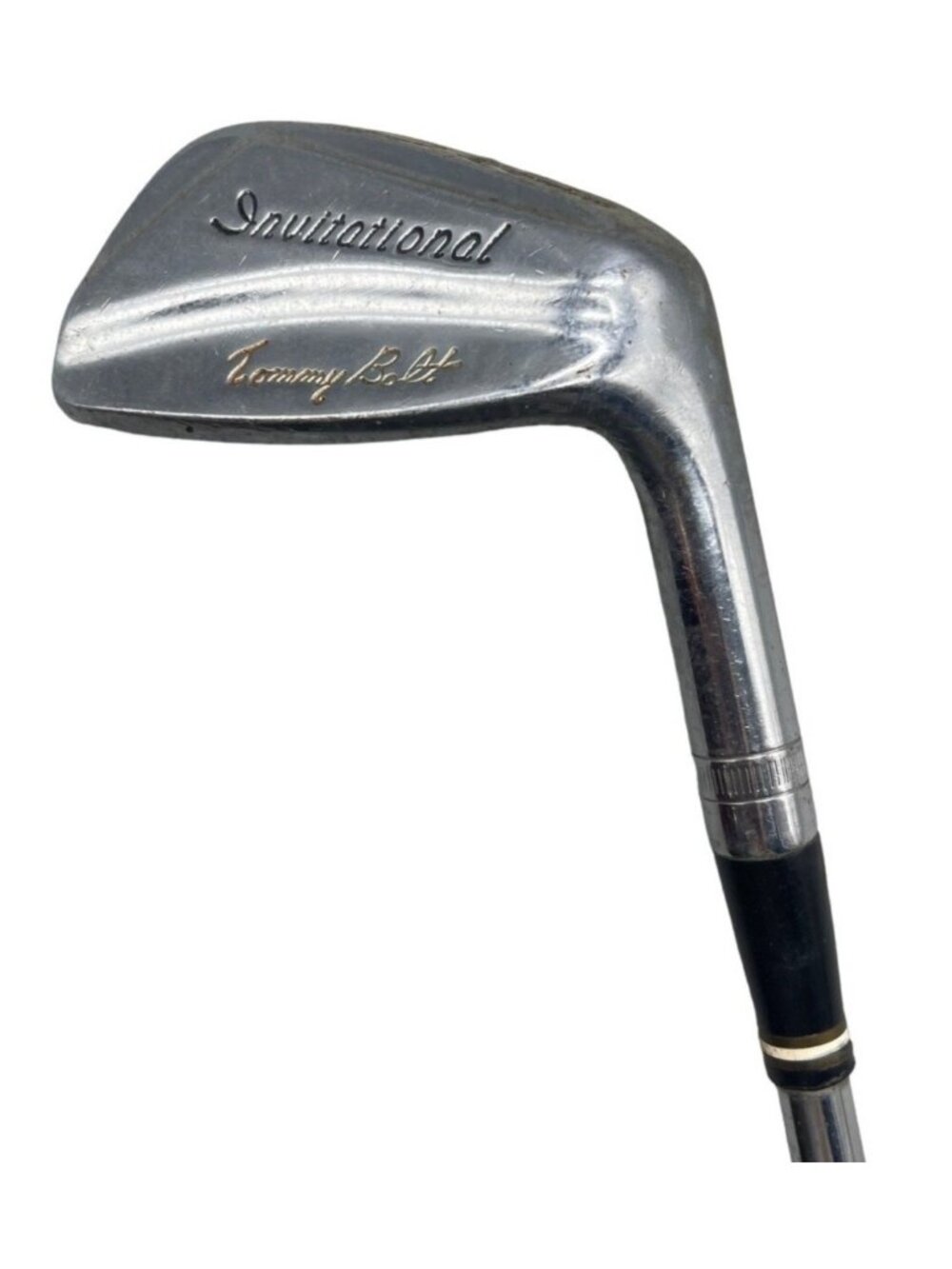 invitational tommy bolt kroydon 6 iron golf club right handed fine line 35" READ